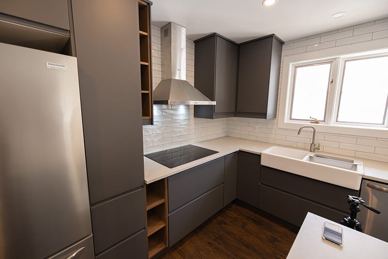 Modern kitchen ikea kitchen subway backsplash 1
