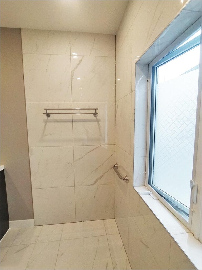 Accessible handicap shower in Westboro