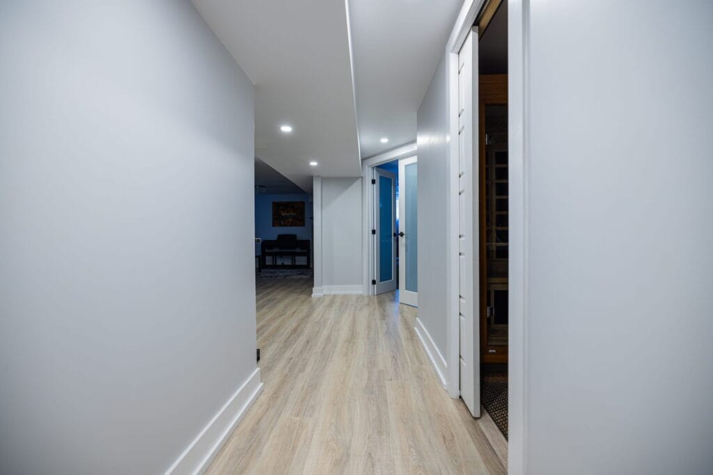 Kanata basement renovation finishing