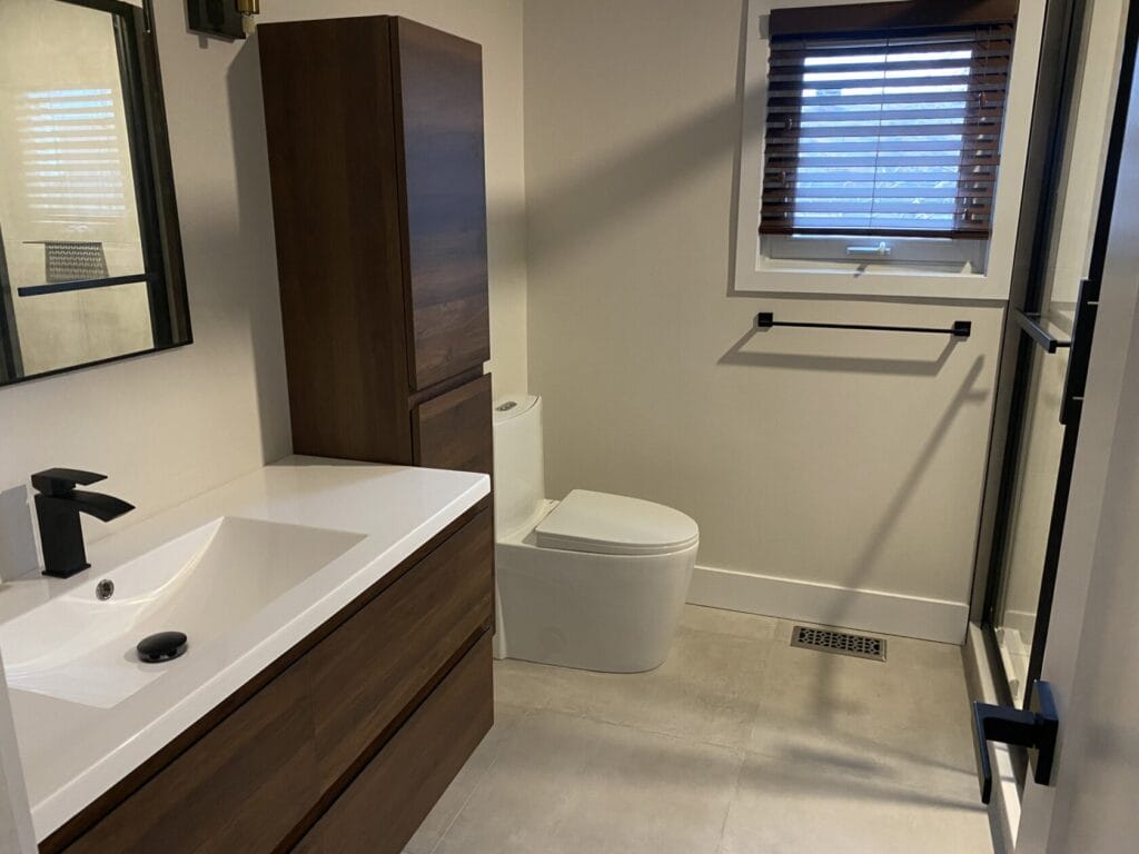 Powder Room renovation in Bells Corners